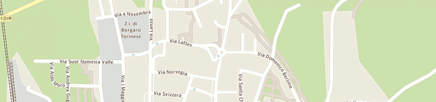 Mappa della impresa croce verde a BORGARO TORINESE