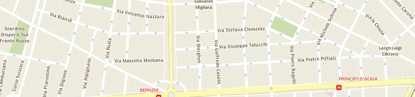 Mappa della impresa cedat di revello e c snc a TORINO
