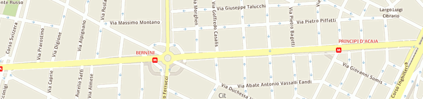 Mappa della impresa geco sas di dario cerati e c a TORINO