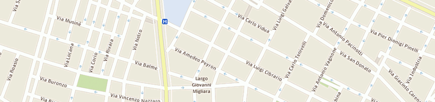 Mappa della impresa comito antonio a TORINO