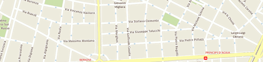 Mappa della impresa grilli alessandra a TORINO