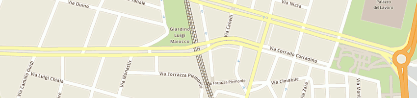 Mappa della impresa autorimessa marengo a TORINO