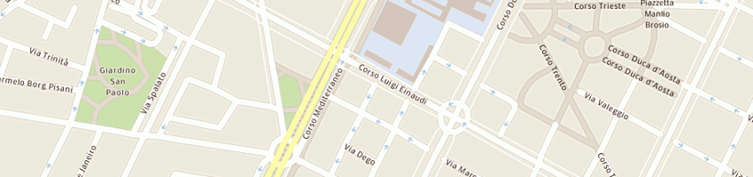 Mappa della impresa autoscuola einaudi di avidano silvano a TORINO