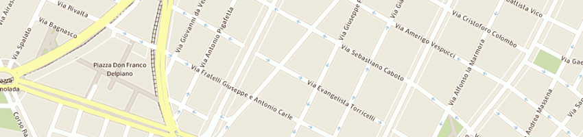 Mappa della impresa bar crocetta snc di pezzano pasqualino e lucia a TORINO