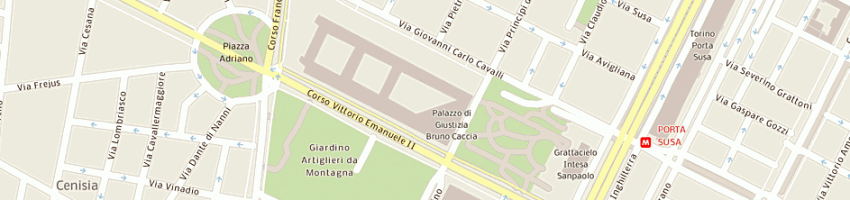 Mappa della impresa barone monfrin dott sergio e dott sandro studio dentistico associato a TORINO