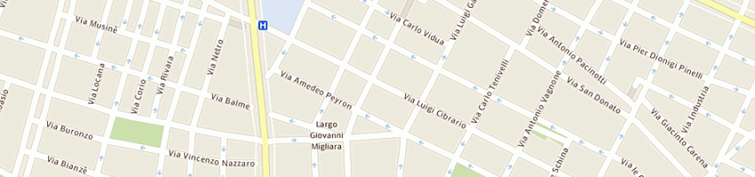 Mappa della impresa poliambulatorio cibrario di pistoi angela giuseppina e c sas a TORINO