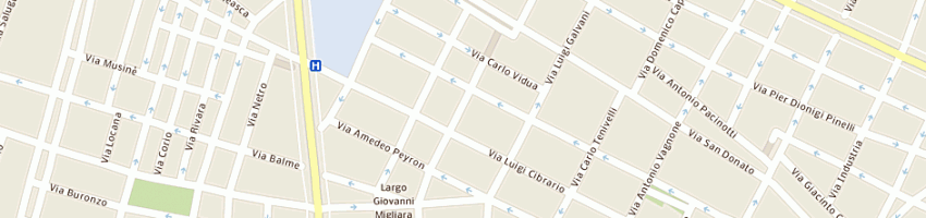 Mappa della impresa c work s srl a TORINO