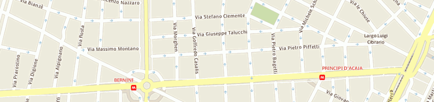 Mappa della impresa arona di f nebiolo e c - societa' in nome collettivo a TORINO