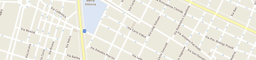 Mappa della impresa bollo gianfranco a TORINO