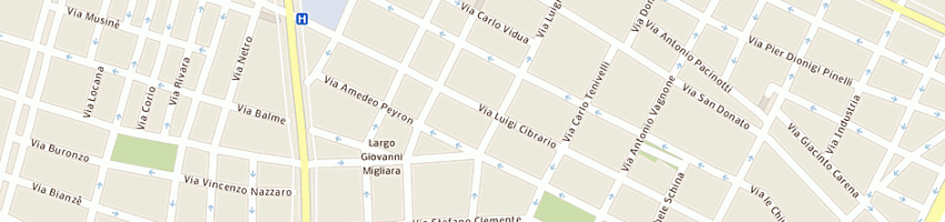 Mappa della impresa giardino della salute a TORINO