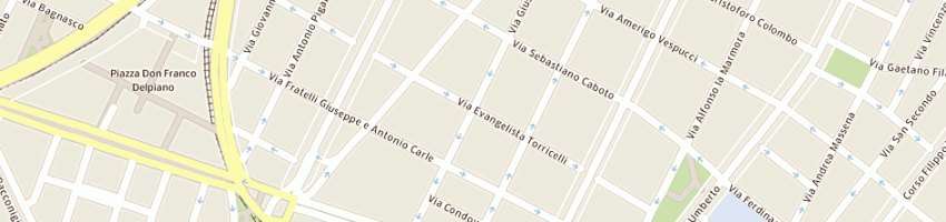 Mappa della impresa gaschi di bourget vittorio a TORINO