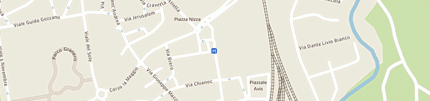 Mappa della impresa azienda usl n7 a SAVIGLIANO