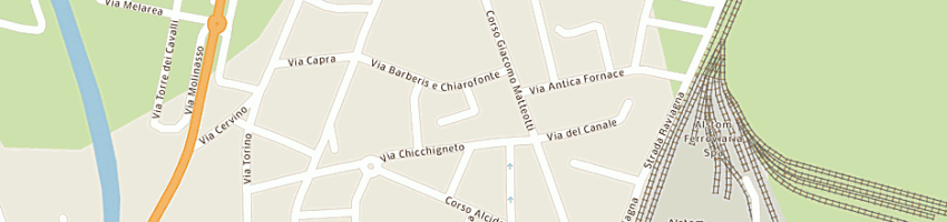 Mappa della impresa podesta' francesco a SAVIGLIANO