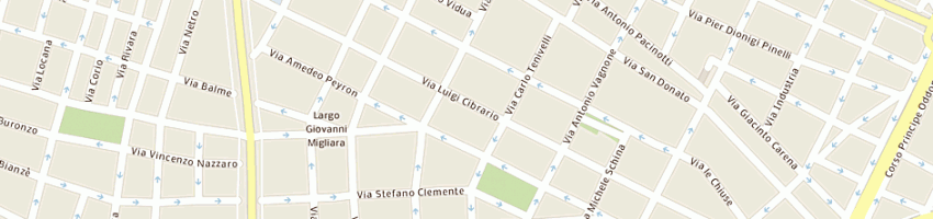 Mappa della impresa di prima filippa a TORINO