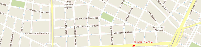 Mappa della impresa mario fochi e associati - sas a TORINO