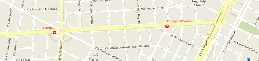 Mappa della impresa dassano francesco a TORINO