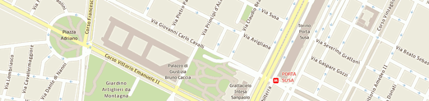 Mappa della impresa g servizi srl a TORINO