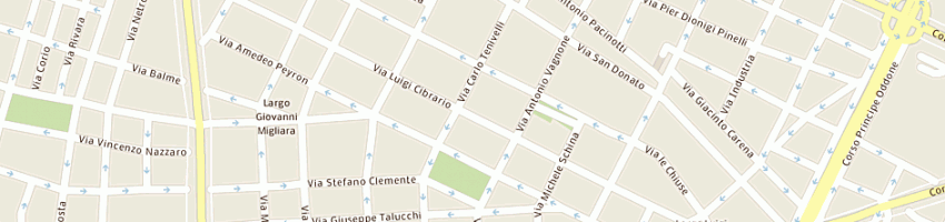 Mappa della impresa rubietti carlo alberto a TORINO