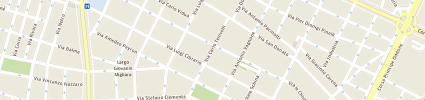 Mappa della impresa pascullo martino a TORINO