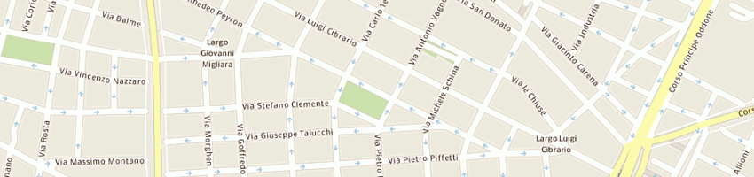 Mappa della impresa giustetto gian guglielmo a TORINO