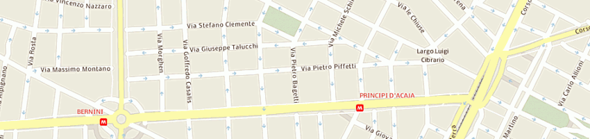 Mappa della impresa arpa divisette di giordano omar a TORINO