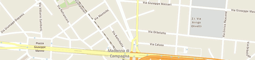 Mappa della impresa ascam arredamenti di mangiacasale salvatore e c (snc) a TORINO