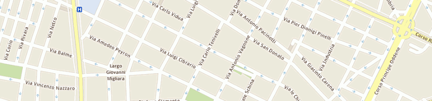 Mappa della impresa alex carrera management srl a TORINO