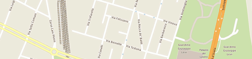 Mappa della impresa unicredit banca spa a TORINO