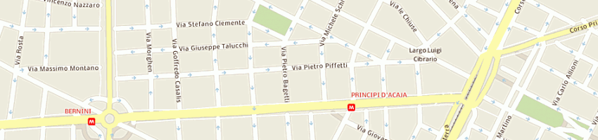 Mappa della impresa consultec sas di palmas enzo e c a TORINO