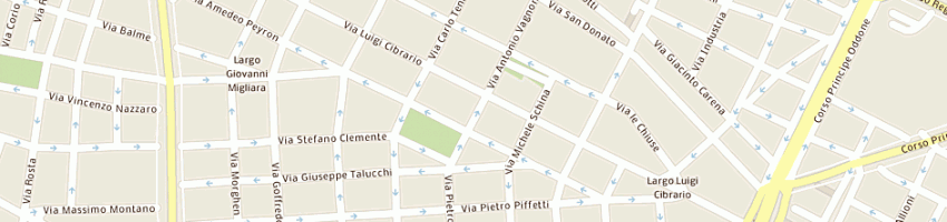 Mappa della impresa threesixty sas di gabriella clementina braidotti e c a TORINO
