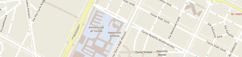 Mappa della impresa forum interregionale permanente del volontariato piemonte v aosta a TORINO