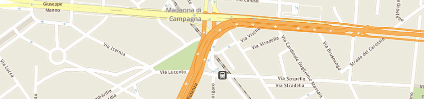 Mappa della impresa de siati fernando a TORINO