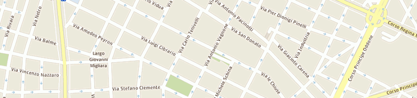 Mappa della impresa progetti e contract di donna laura a TORINO