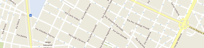 Mappa della impresa sbarra ciro a TORINO