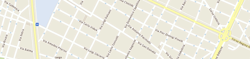 Mappa della impresa camera confederale del lavoro a TORINO
