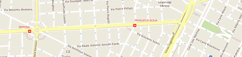 Mappa della impresa fassi danilo e scarsi gabriella snc a TORINO
