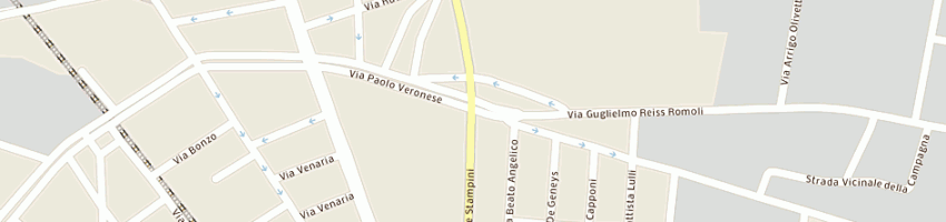 Mappa della impresa comark di pietro cossu e c snc a TORINO