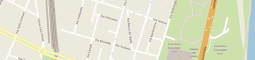 Mappa della impresa chiaroscuro srl a TORINO