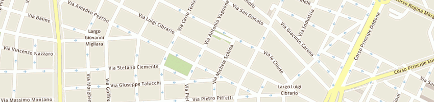 Mappa della impresa bittante claudia maria a TORINO