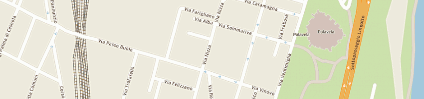 Mappa della impresa zenit sas a TORINO