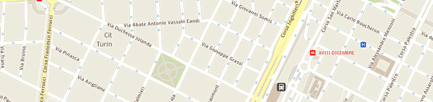 Mappa della impresa fede and gio sasdi cantarella daniela e imasso renzo a TORINO