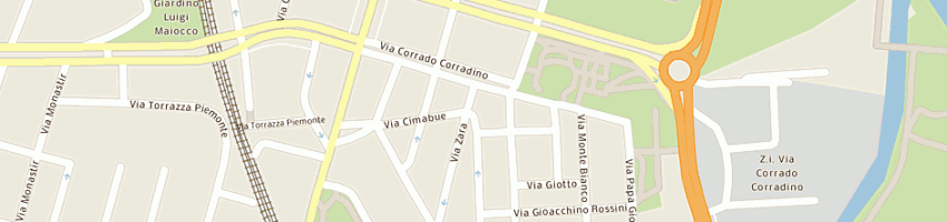 Mappa della impresa erifin sas di caggiano vincenzo e c a MONCALIERI
