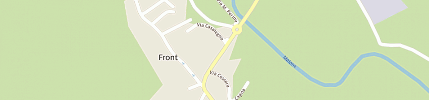 Mappa della impresa trattoria degli alpini a FRONT