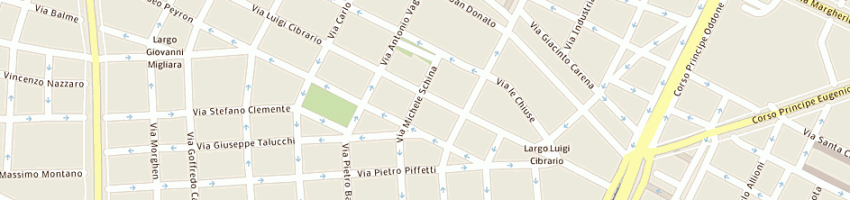 Mappa della impresa visetti luigi a TORINO