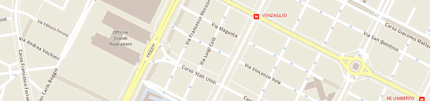 Mappa della impresa multistudio (srl) a TORINO