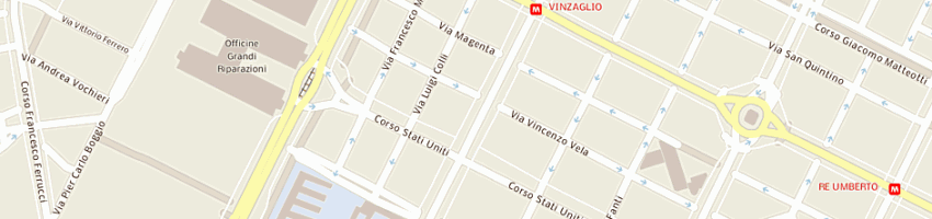 Mappa della impresa duchessa snc di cavallo rina e c a TORINO
