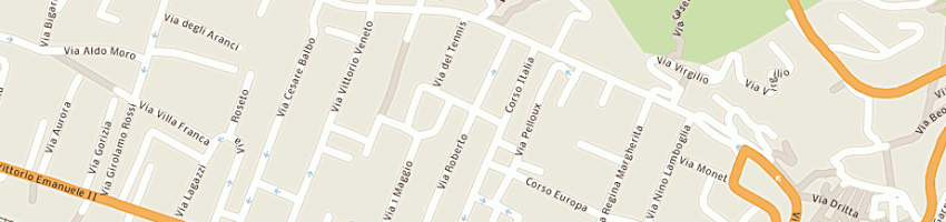 Mappa della impresa semeria francesca a BORDIGHERA