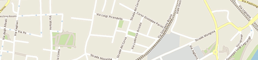 Mappa della impresa crocetta di crocetta daniele e c sas a MONCALIERI