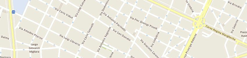 Mappa della impresa pinerolo lorenzo a TORINO