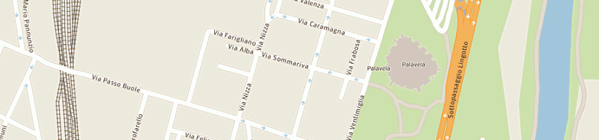 Mappa della impresa tintoria albera a TORINO